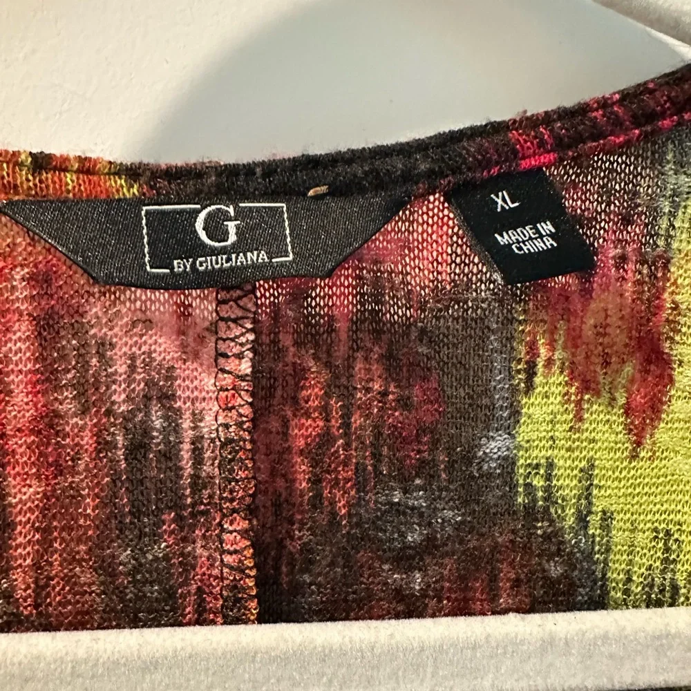 G by Giuliana Colorful Knit Slub Cardigan - Picture 2 of 4